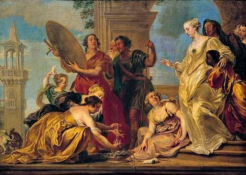Achilles among the daughters of Lycomedes, Jan Boeckhorst